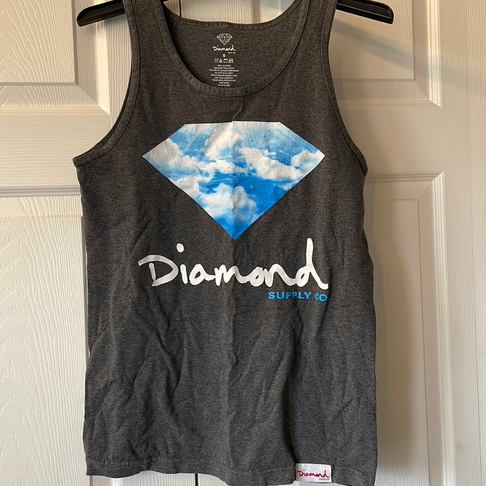 Vintage Diamond graphic tank top